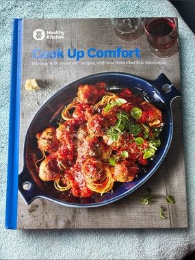 WW Cook Up Comfort Cookbook. Hardcover. Great condition. 280 pages. Color photos